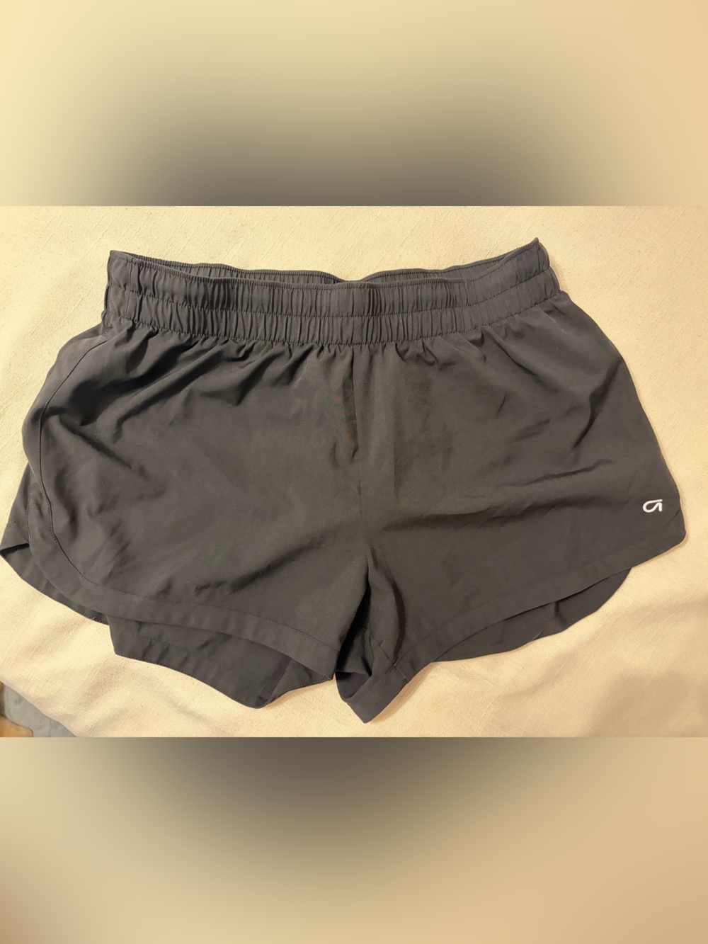 GAP Women's Black Athletic Shorts with Elastic Waist
